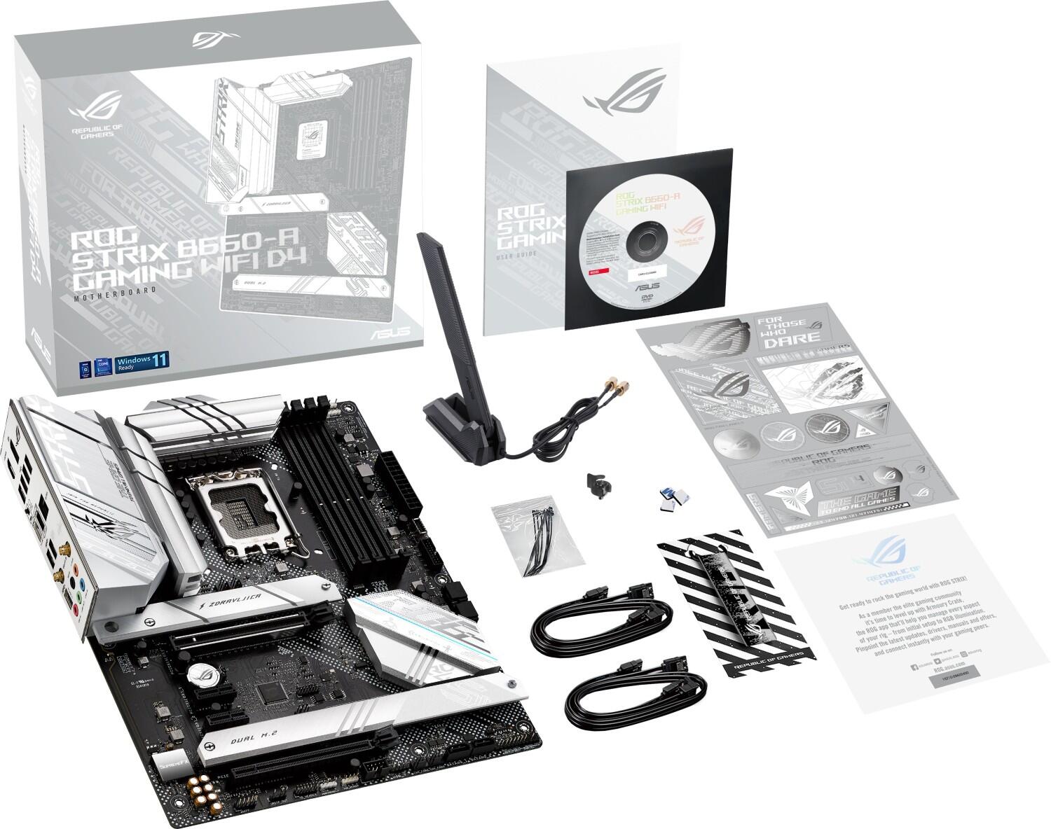 ASUS ROG STRIX B660-A Gaming WiFi D4 Mainboard Sockel Intel LGA 1700