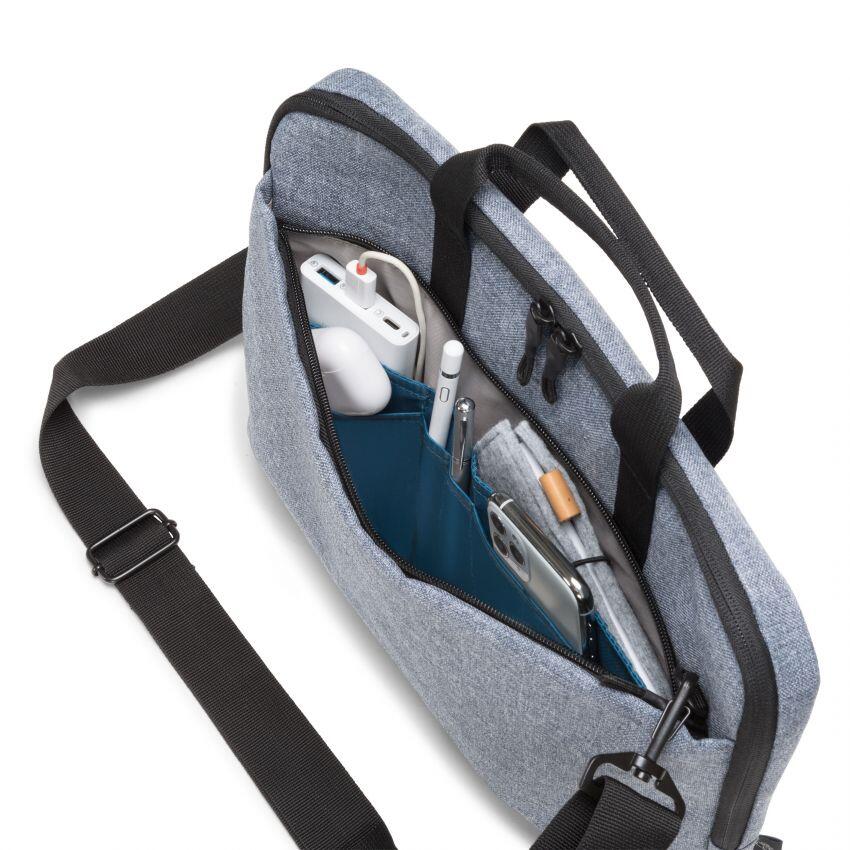 DICOTA Slim Eco Motion 14'-15,6' Notebook-Tasche - Denim Blau