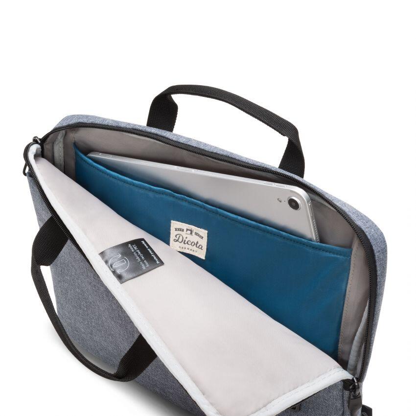 DICOTA Slim Eco Motion 14'-15,6' Notebook-Tasche - Denim Blau
