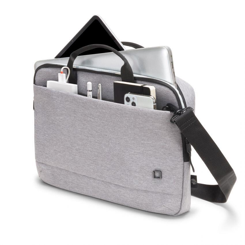 DICOTA Slim Eco Motion 14'-15,6' Notebook-Tasche - Hellgrau