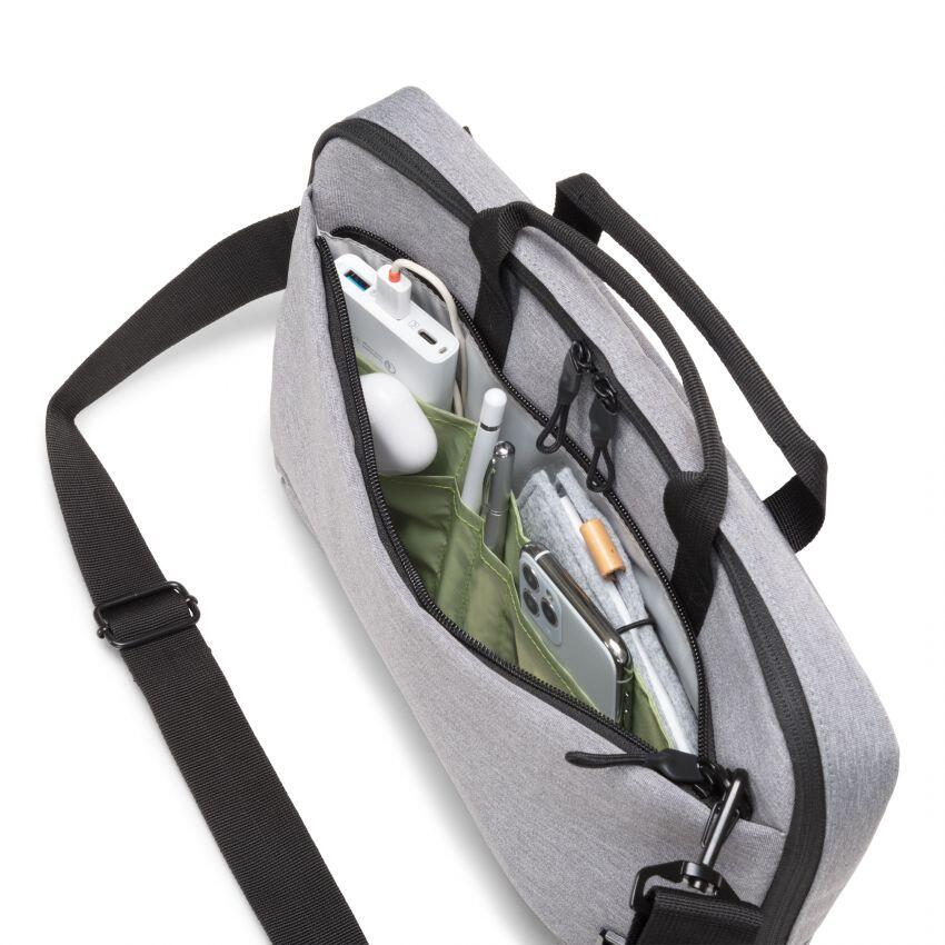 DICOTA Slim Eco Motion 14'-15,6' Notebook-Tasche - Hellgrau