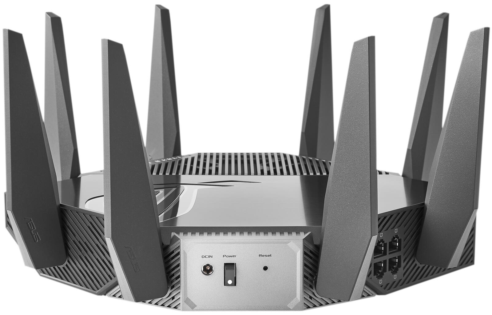 ASUS ROG Router GT-AXE11000 Rapture Tri-Band 6GHz WiFi 6E 2.5G Ethernet (90IG06E0-MO1R00)