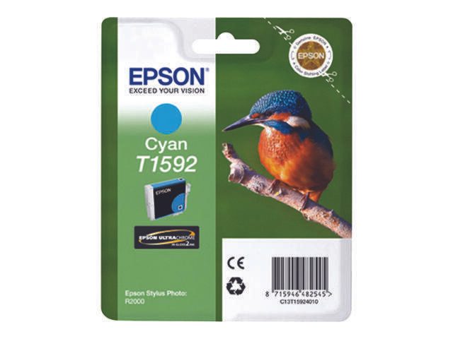 Epson Original T1592 Druckerpatrone cyan 17ml (C13T15924010)