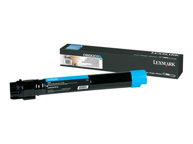Lexmark Original Toner Standard Variante - C/X950 cyan 22.000 Seiten (C950X2CG)