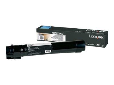 Lexmark Original Toner Standard Variante - C/X950 schwarz 32.000 Seiten (C950X2KG)
