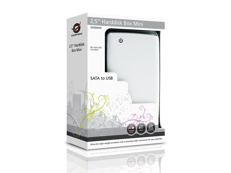 CONCEPTRONIC HDD Gehдuse 2.5" SATA I-III HDD/SSD USB 2.0  ws ext