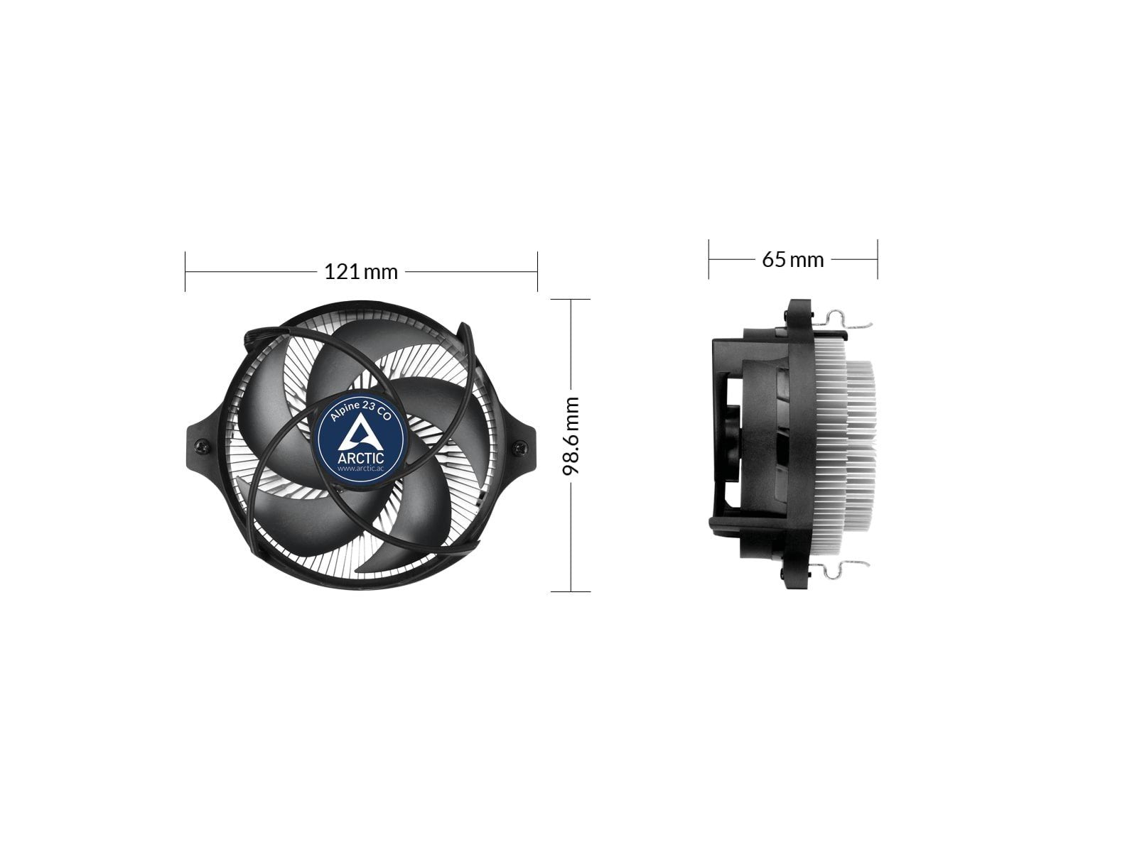Arctic Alpine 23 CO - CPU-Luftkühler - Max 35 dBA