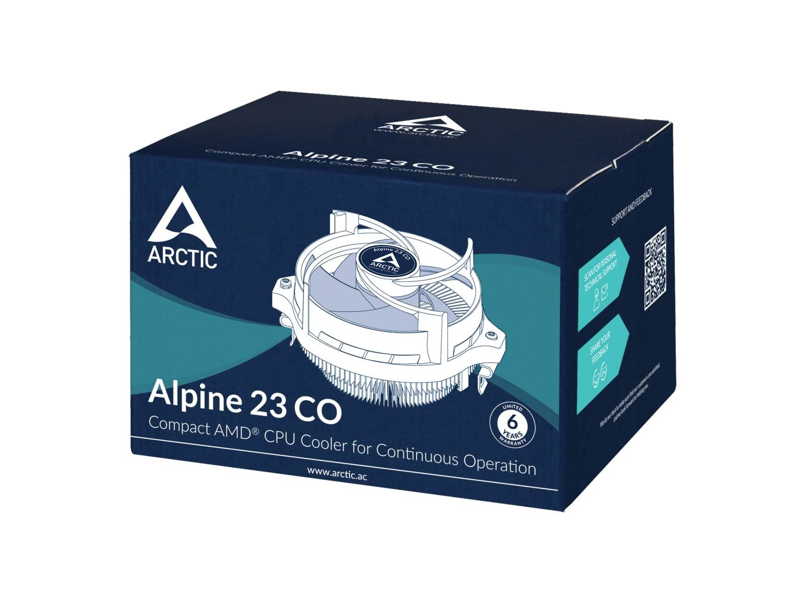 Arctic Alpine 23 CO - CPU-Luftkühler - Max 35 dBA