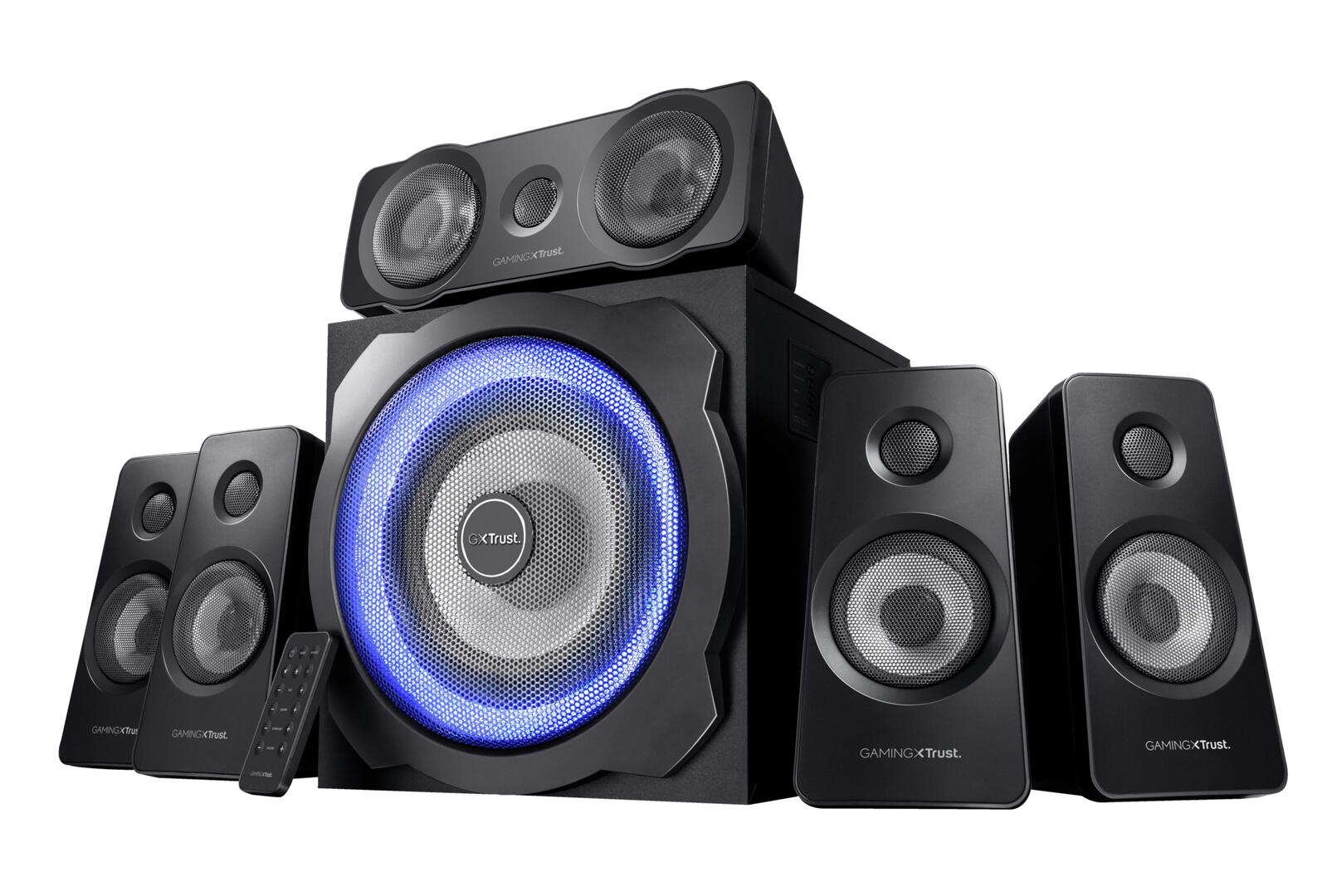 Trust Gaming GXT 658 Tytan 5.1 Surround-Lautsprechersetsystem - Schwarz EU