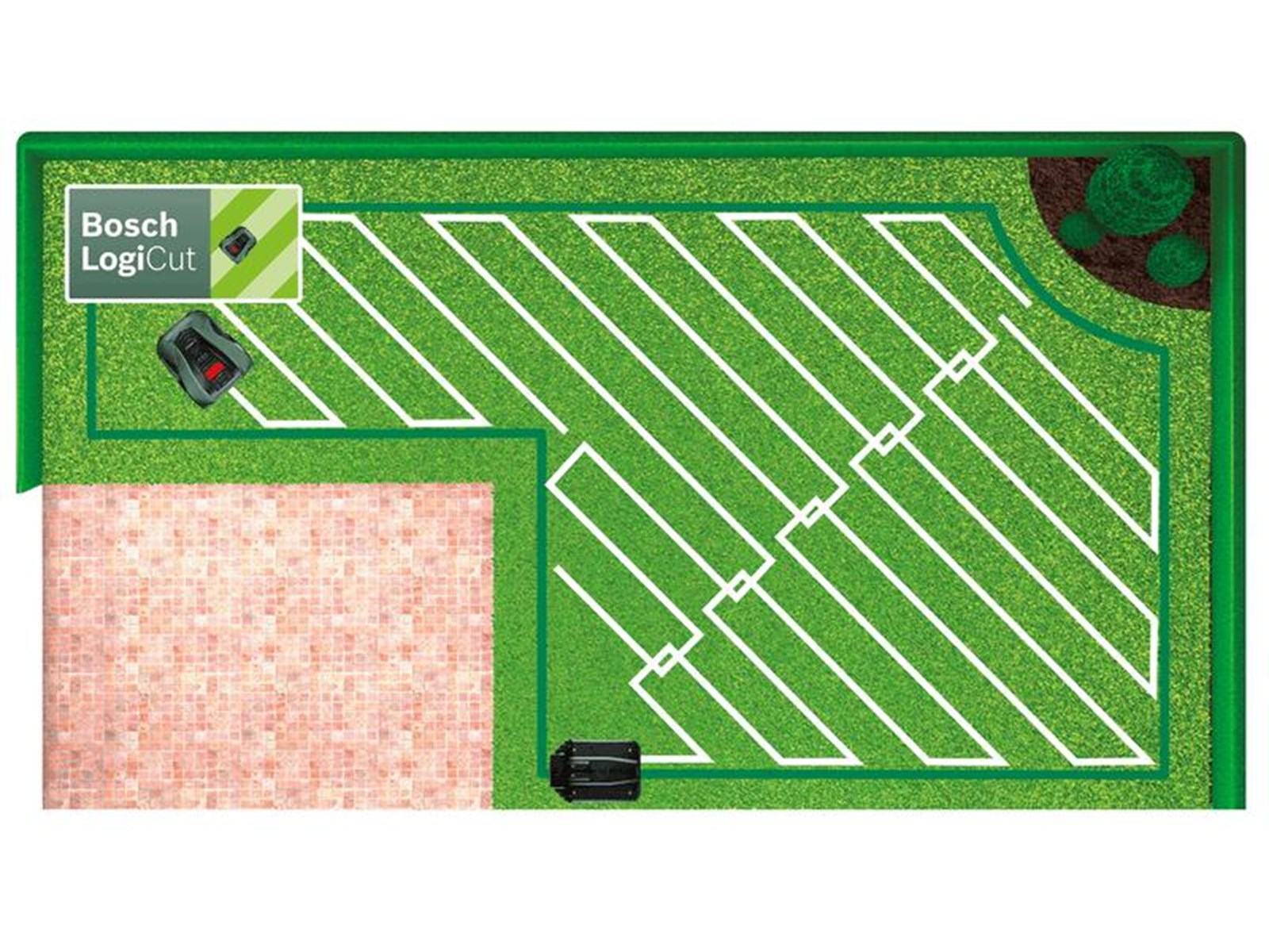Bosch Indego S+ 500 Rasenmäher-Roboter, 500 m²