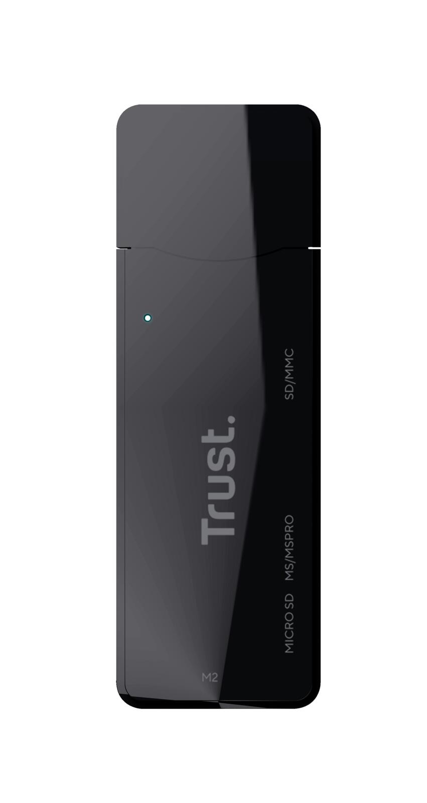 Trust Nanga Kompakter USB 3.2 Gen1- Kartenleser - Schwarz
