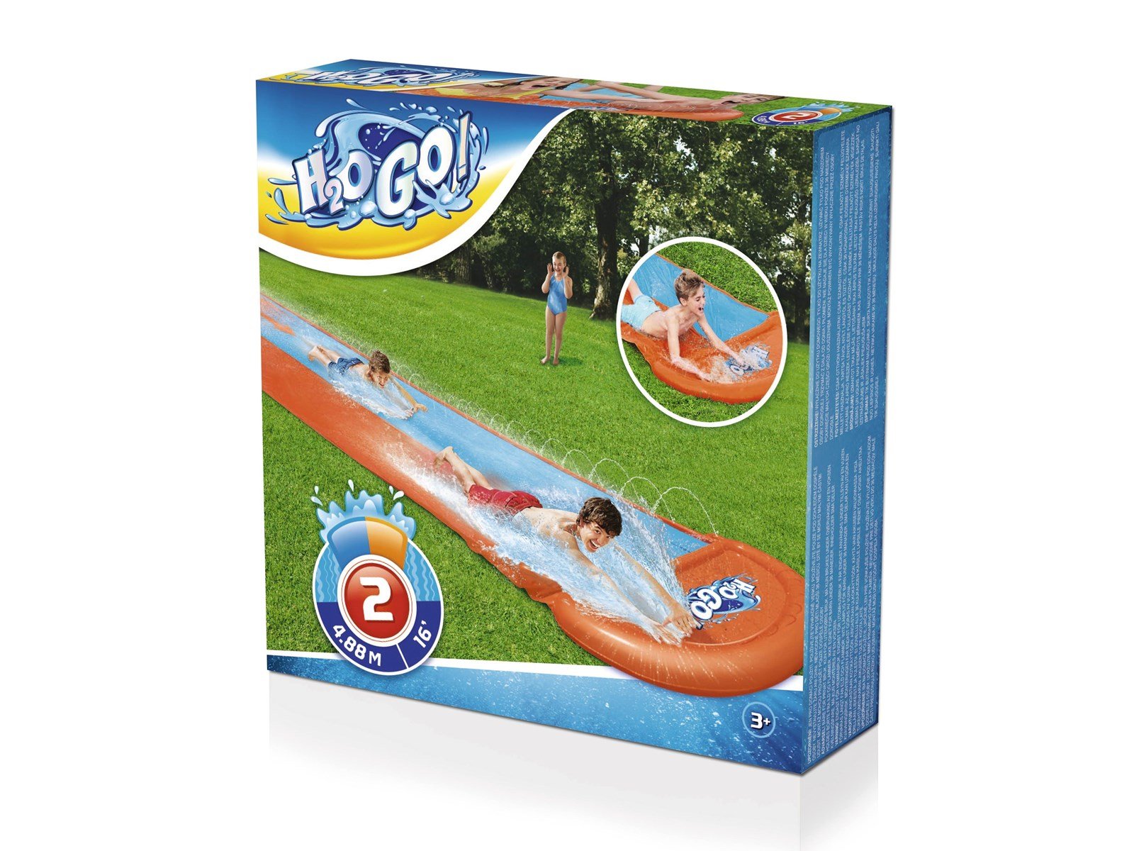 Bestway H2OGO! 4,88m Doppelrutsche