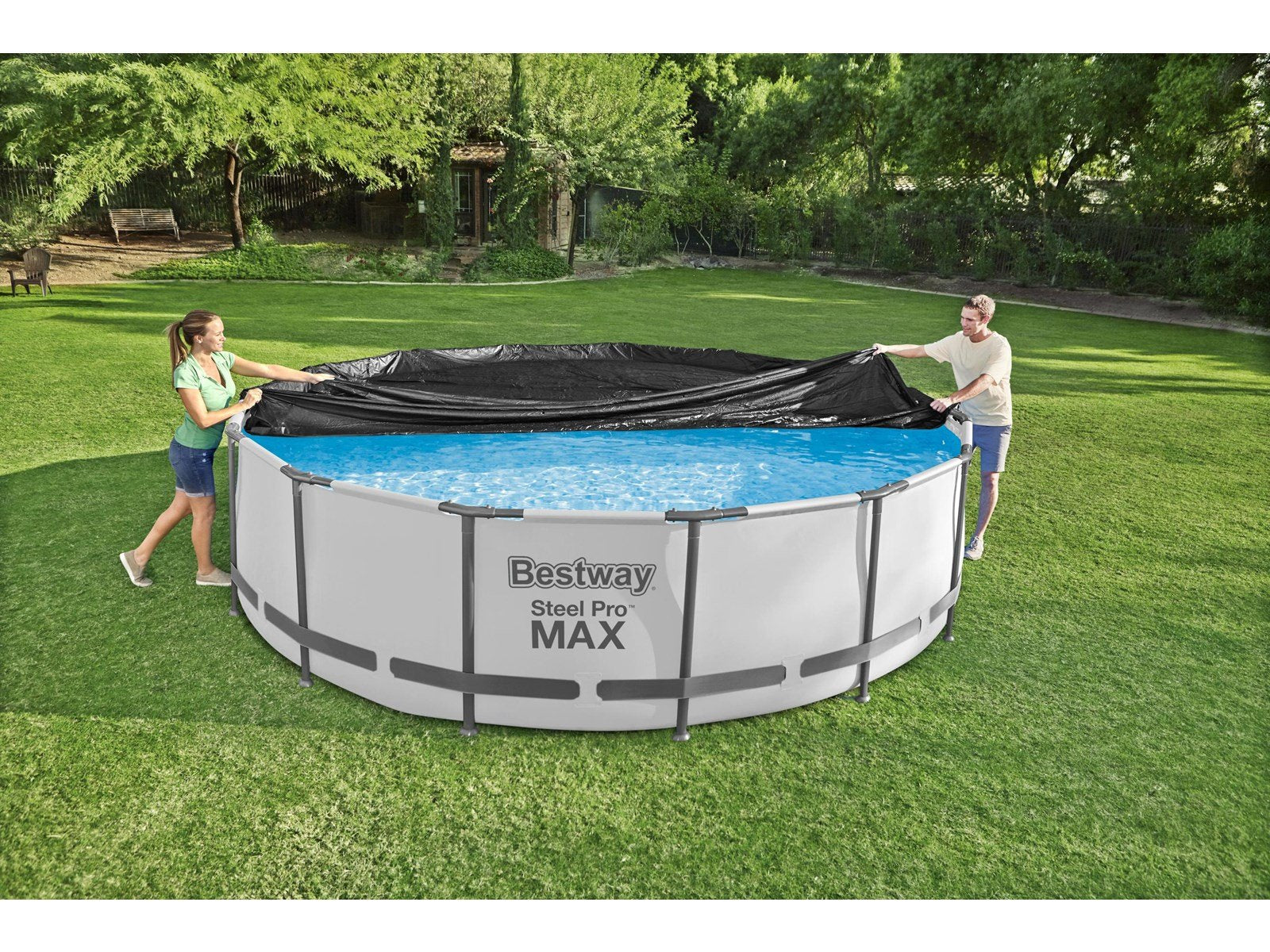 Bestway Poolabdeckung 4,57m