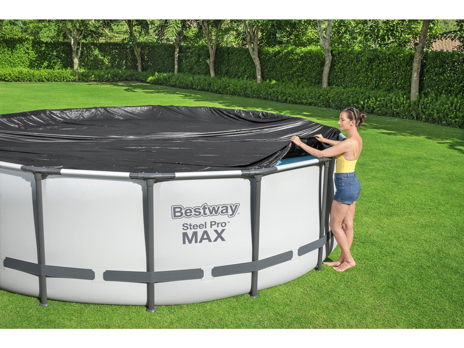 Bestway Poolabdeckung 4,57m