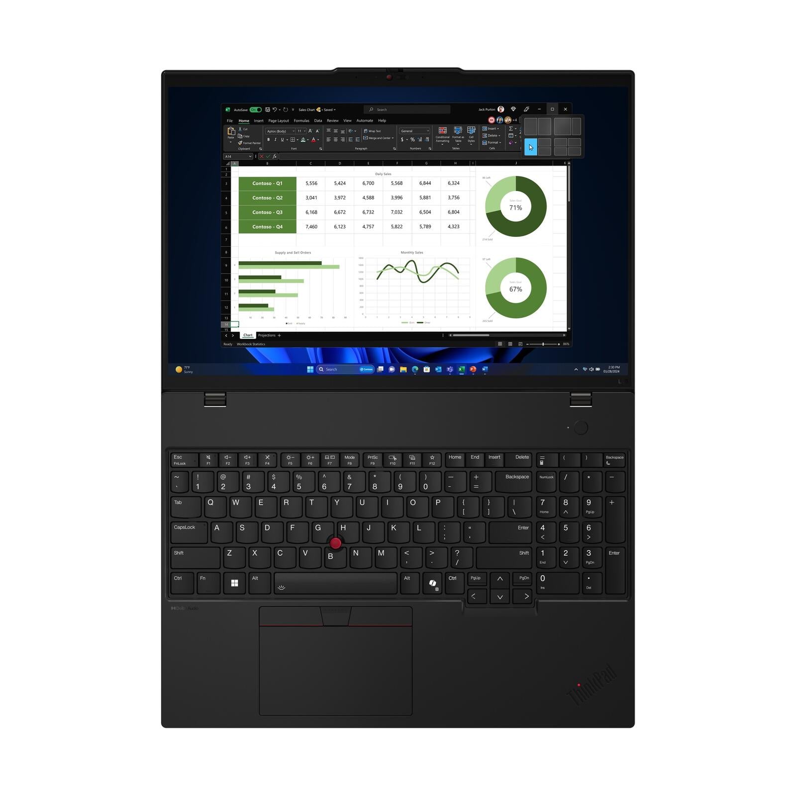 Lenovo ThinkPad L16 G1 AMD Ryzen 5 PRO 7535U Notebook 40.6cm (16')