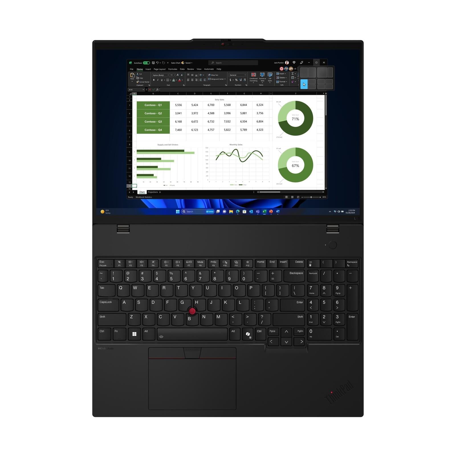 Lenovo ThinkPad L16 G1 AMD Ryzen 7 PRO 7735U Notebook 40,6 cm (16')