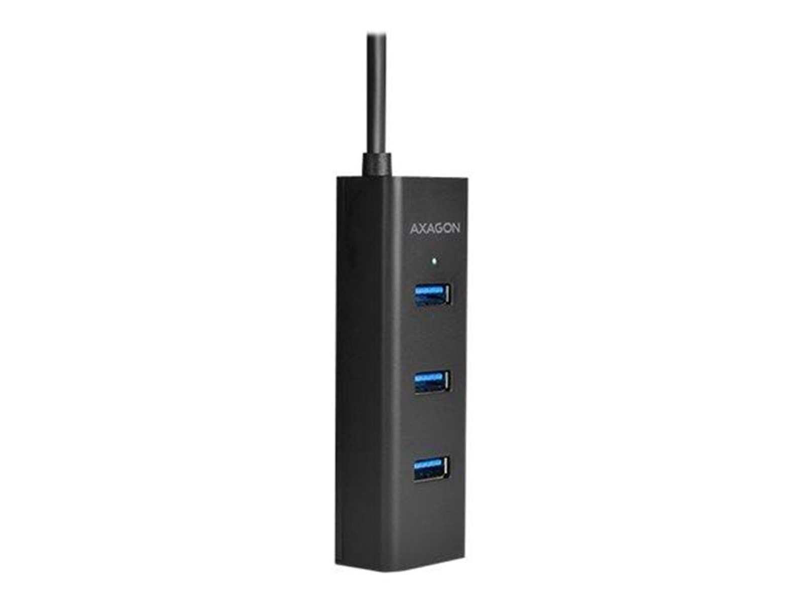AXAGON N HUE-S2BL - hub - 4 ports USB-Hubs - USB 3.2 - 4 - Schwarz
