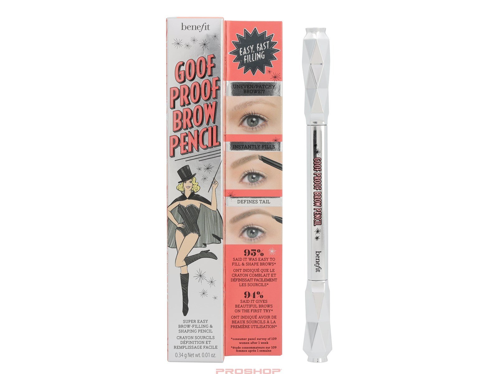 Benefit Cosmetics Goof Proof Brow Shaping Pencil - 02 - 12 Hour Wear