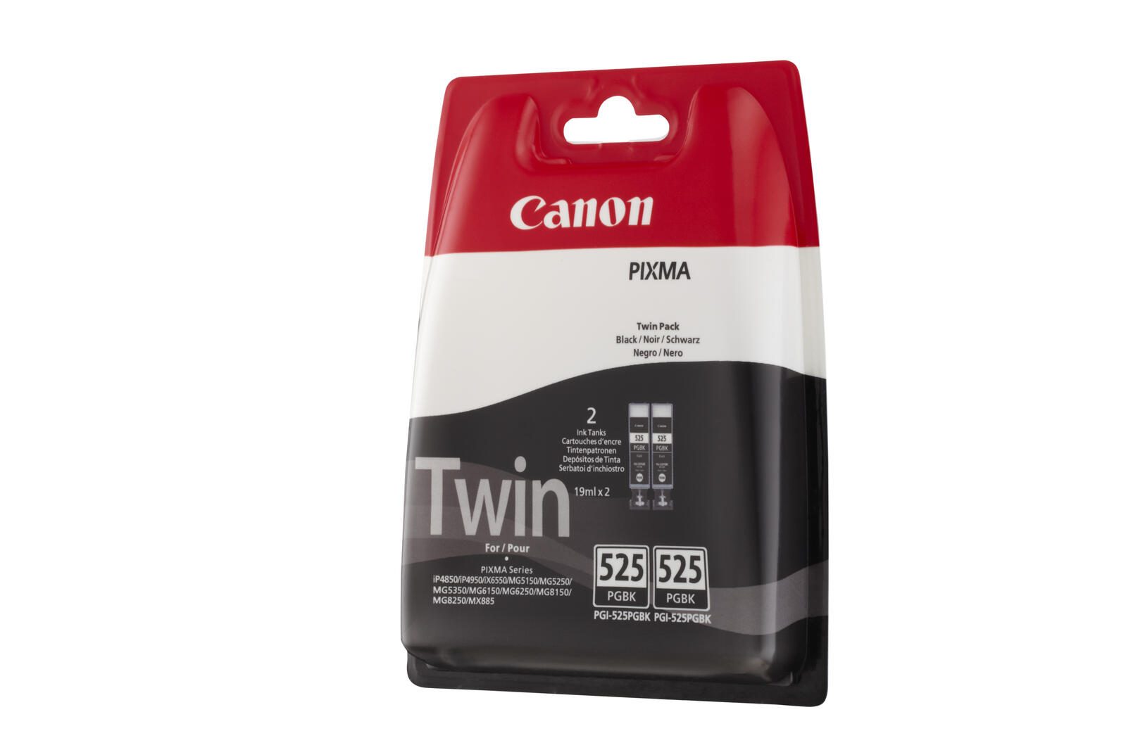Canon Original PGI-525PGBK Druckerpatronen 2er-Pack - schwarz 339 Seiten