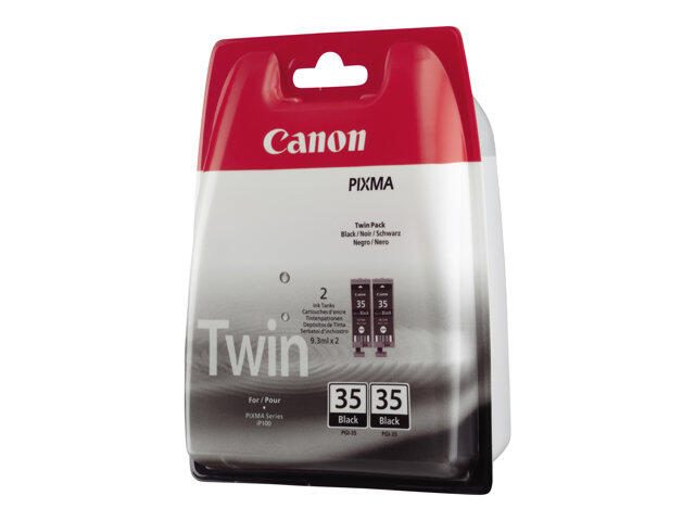 Canon Original PGI-35BK Druckerpatronen 2er-Pack - pigmentschwarz 191 Seiten