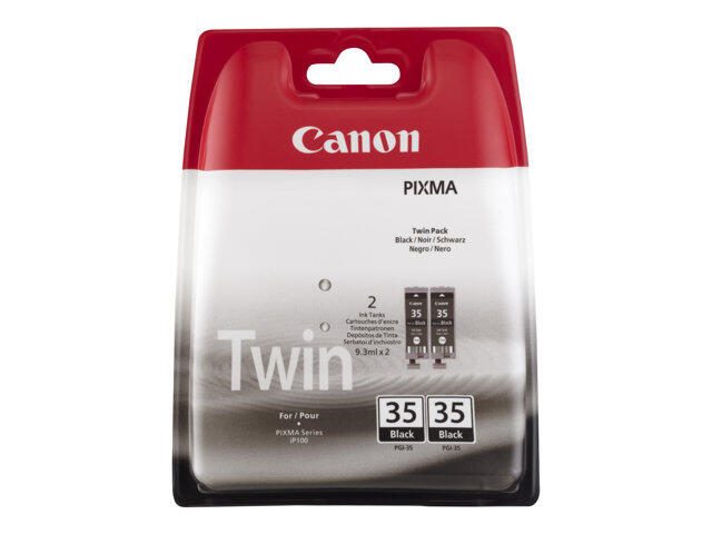 Canon Original PGI-35BK Druckerpatronen 2er-Pack - pigmentschwarz 191 Seiten