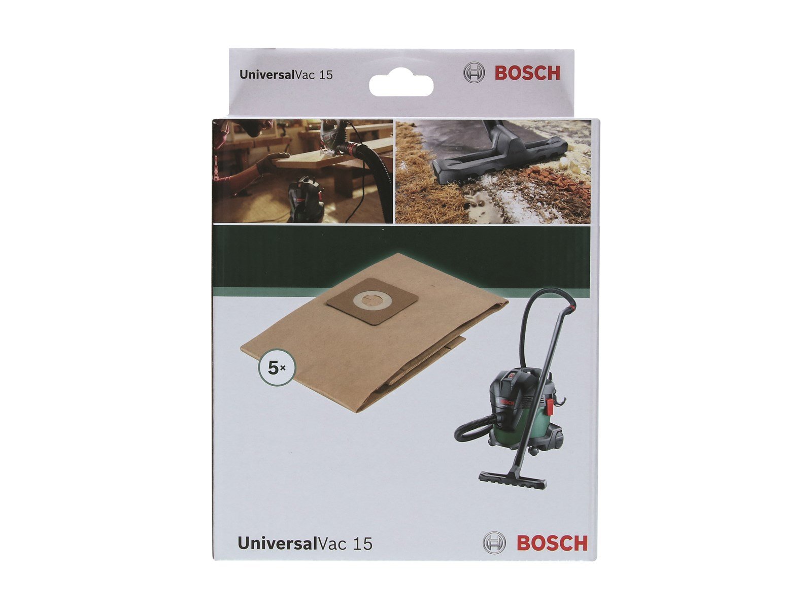 Bosch STØVPOSE PAPIR TIL VAC 15