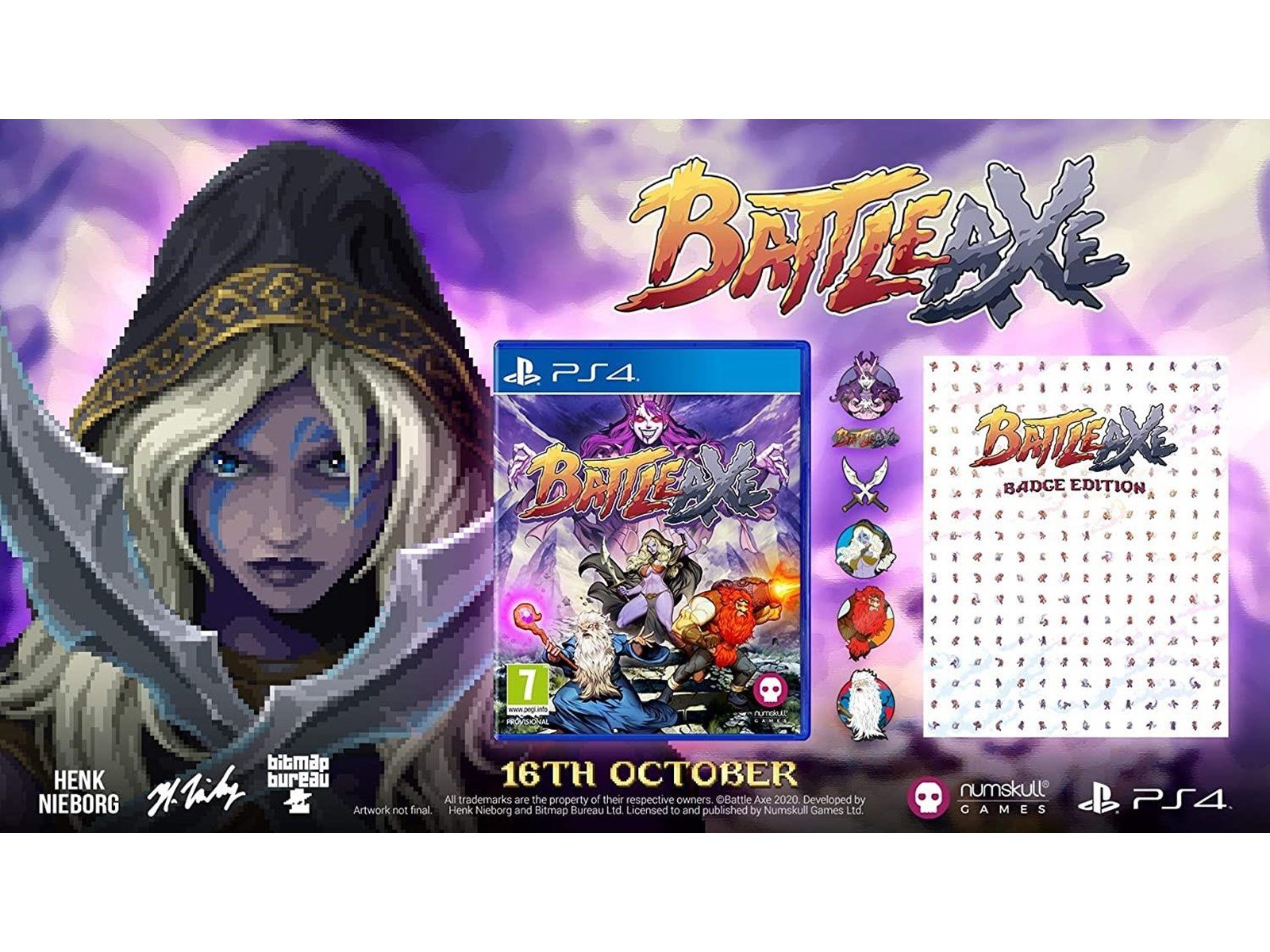 Battle Axe - Badge Edition - Sony PlayStation 4 - Action/Abenteuer - PEGI 7
