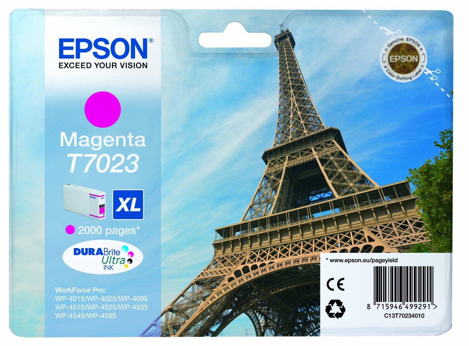 Epson Original T7023XL Druckerpatrone - magenta (C13T70234010)