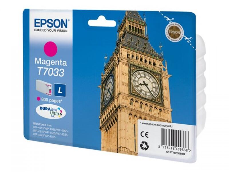Epson Original T7033 Druckerpatrone - magenta (C13T70334010)