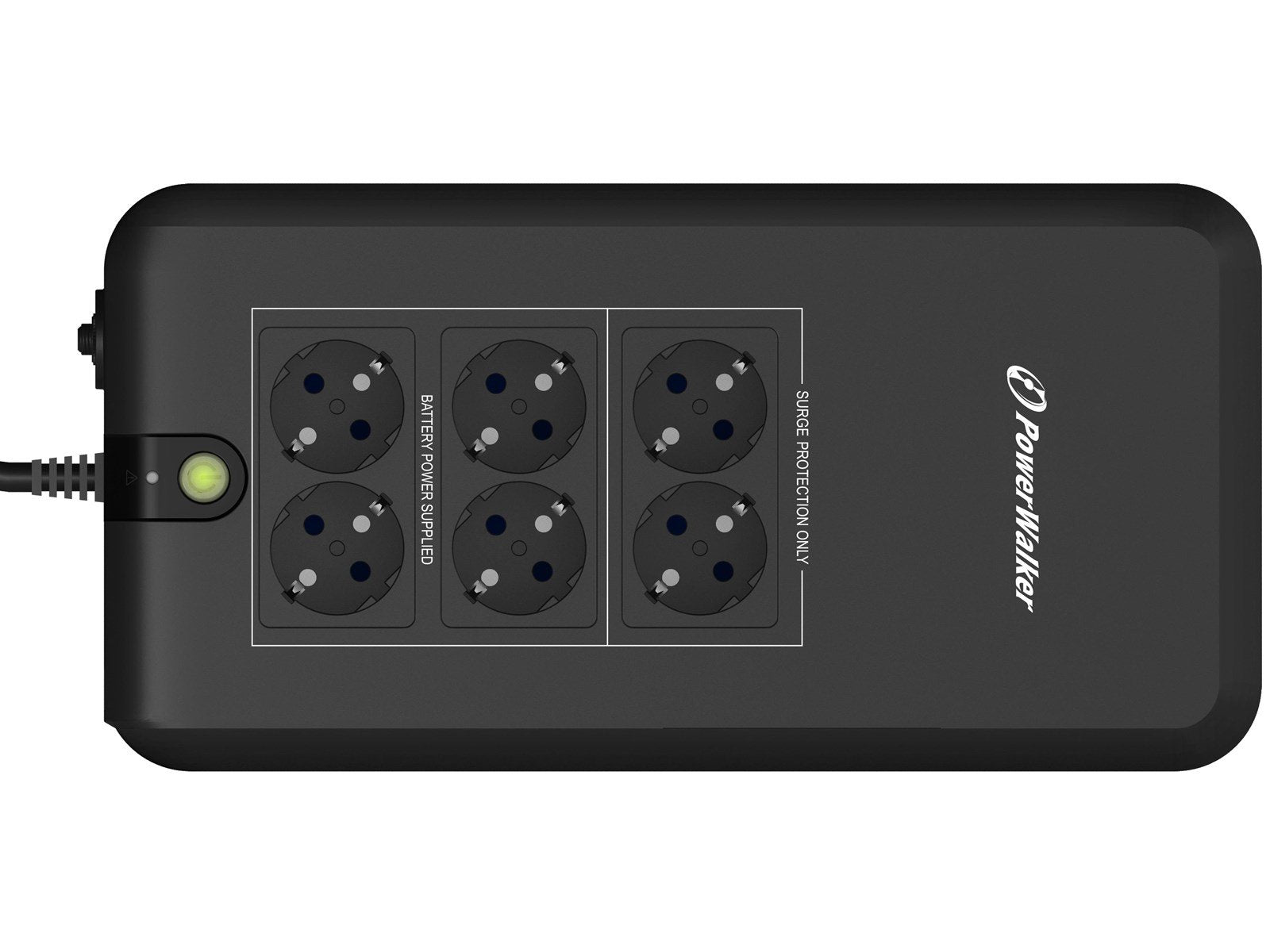 BlueWalker 10120411 -  PowerWalker VFD APFC - 800VA/420W - Standby UPS