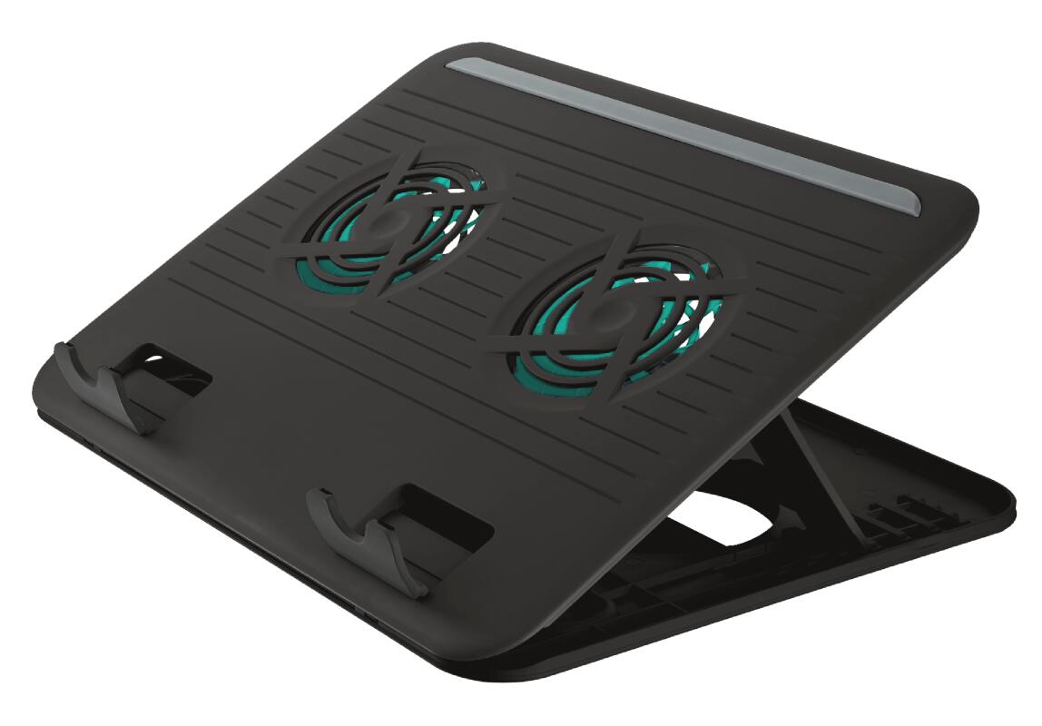 Trust Cyclone Notebook-Kühlständer - Schwarz (USB, bis 16')