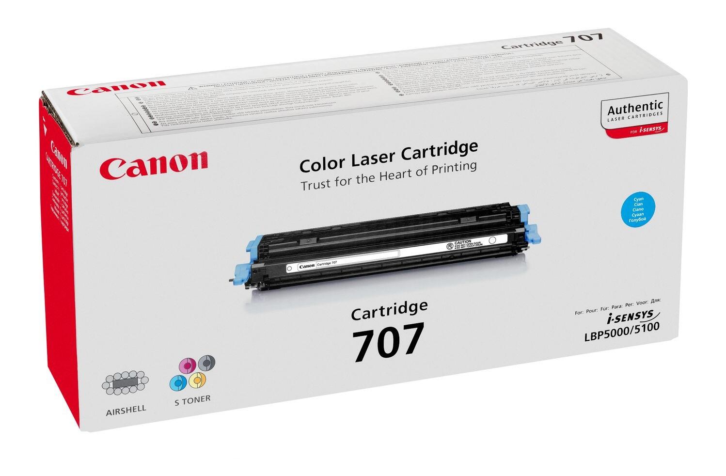 Canon Original Toner 707C cyan 2.000 Seiten (9423A004)