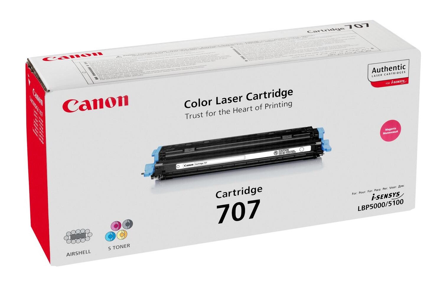 Canon Original Toner 707M magenta 2.000 Seiten (9422A004)
