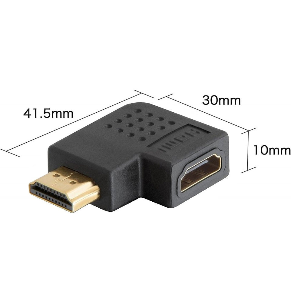 Techly HDMI Adapter Stecker/Buchse 270°