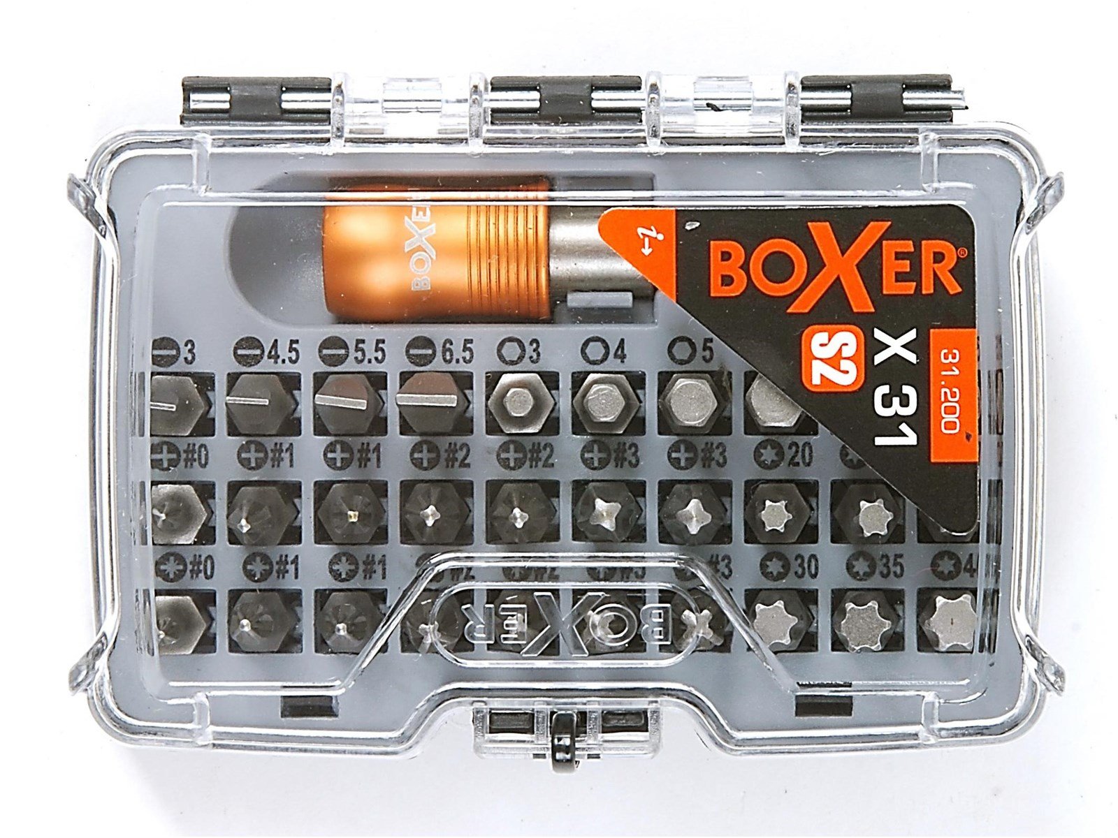 Boxer Bitset 31 pcs. - S2 Steel