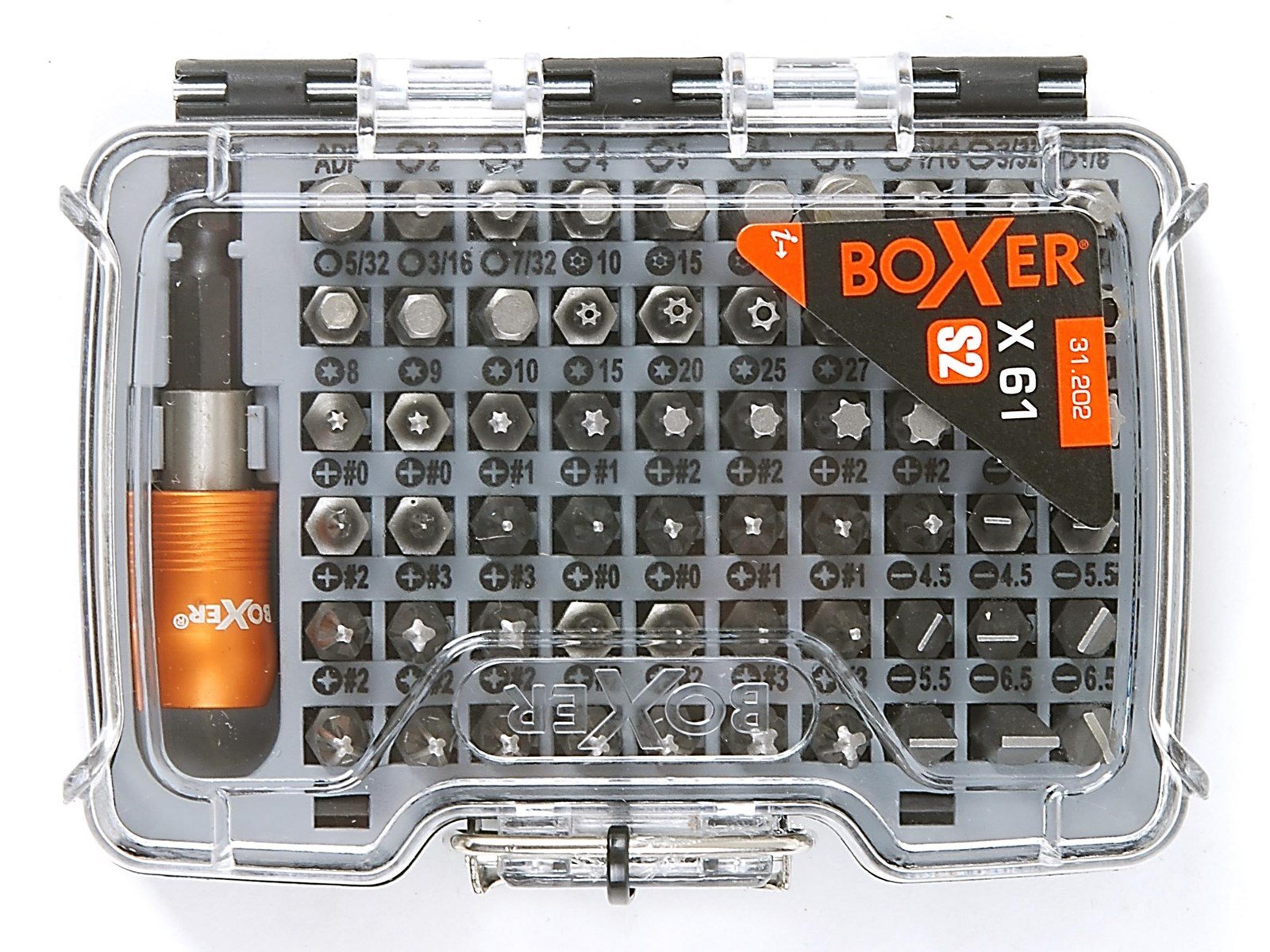Boxer Bitset 61 pcs. - S2 Steel