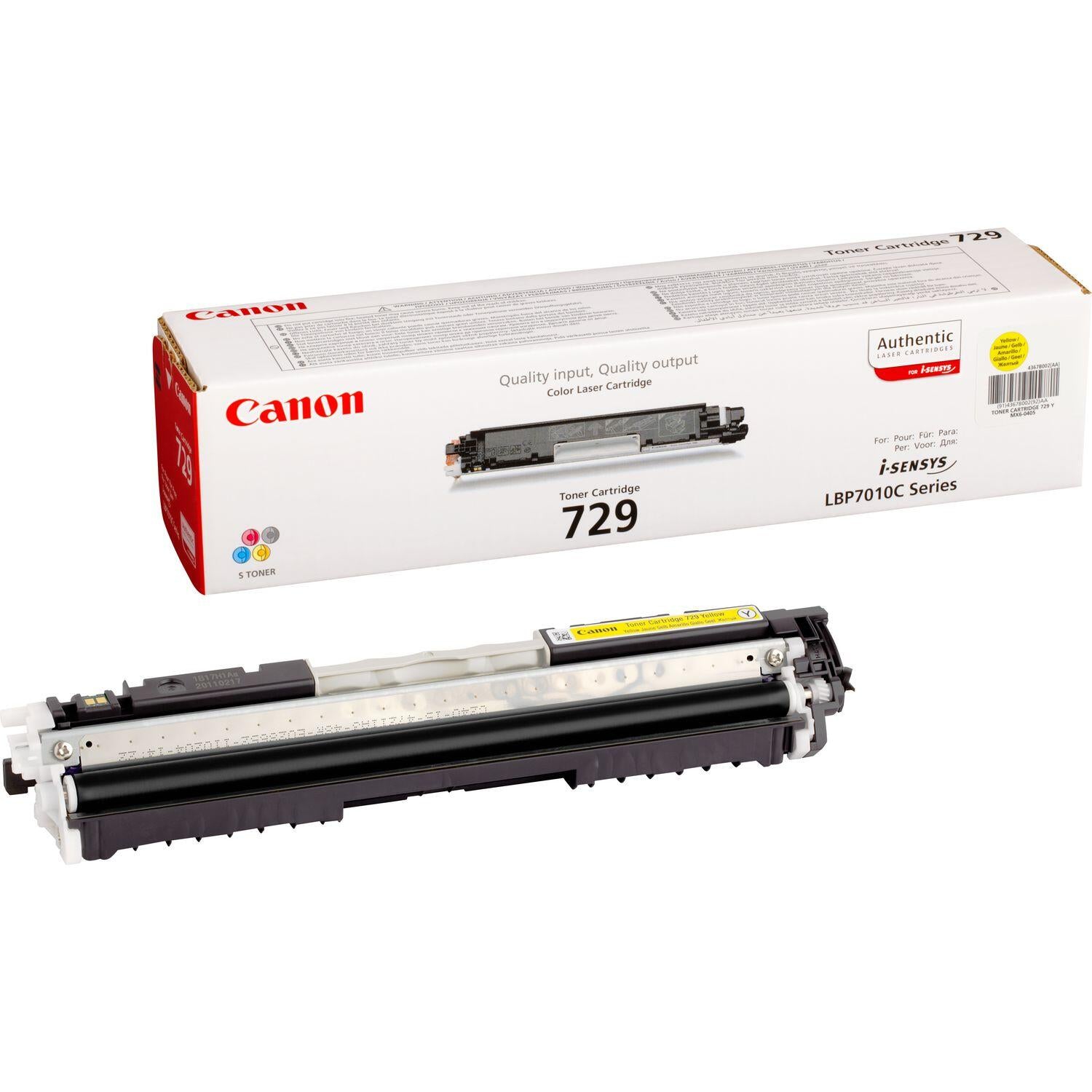 Canon Original Toner 729Y gelb 1.000 Seiten (4367B002)