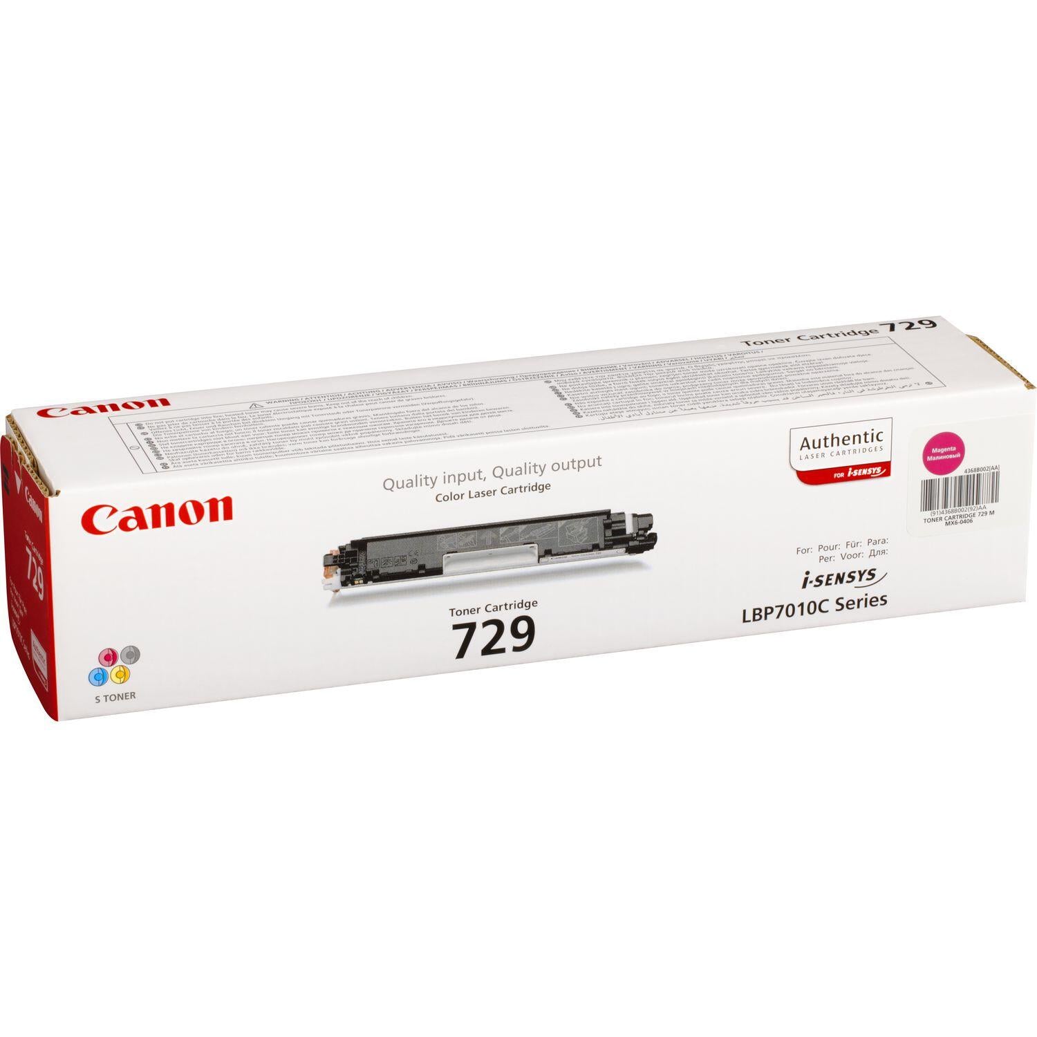 Canon Original Toner 729M magenta 1.000 Seiten (4368B002)