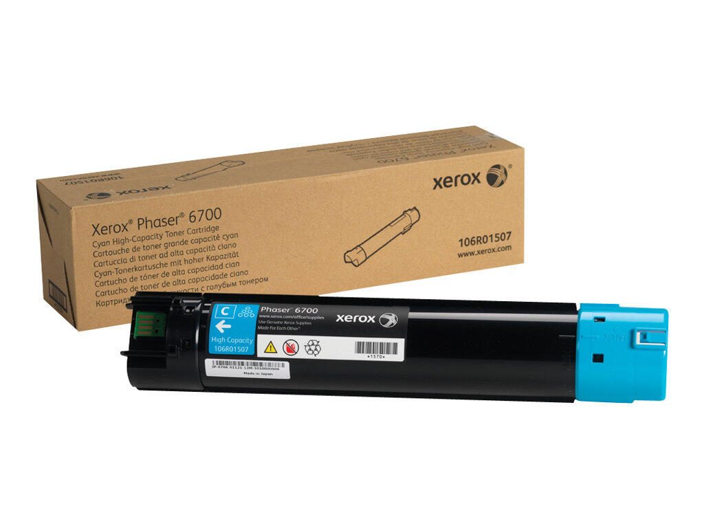 Xerox Original Toner cyan 12.000 Seiten für Phaser 6700 (106R01507)