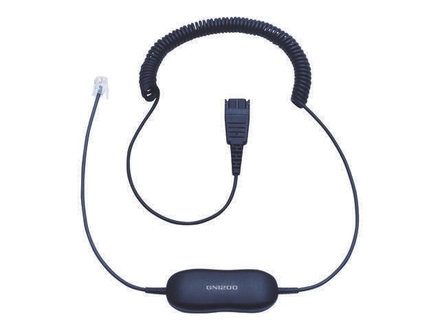 Jabra GN1200 CC Headset-Kabel Quick Disconnect (S) 2m für Jabra GN 2100, GN 2200, GN 2250
