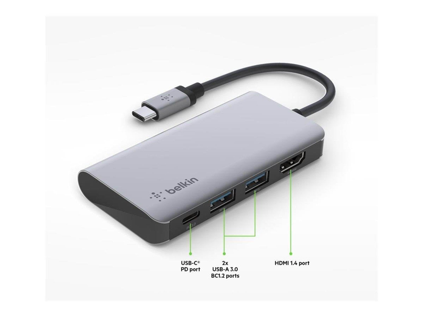 Belkin CONNECT 4-in1 Multiport Adapter