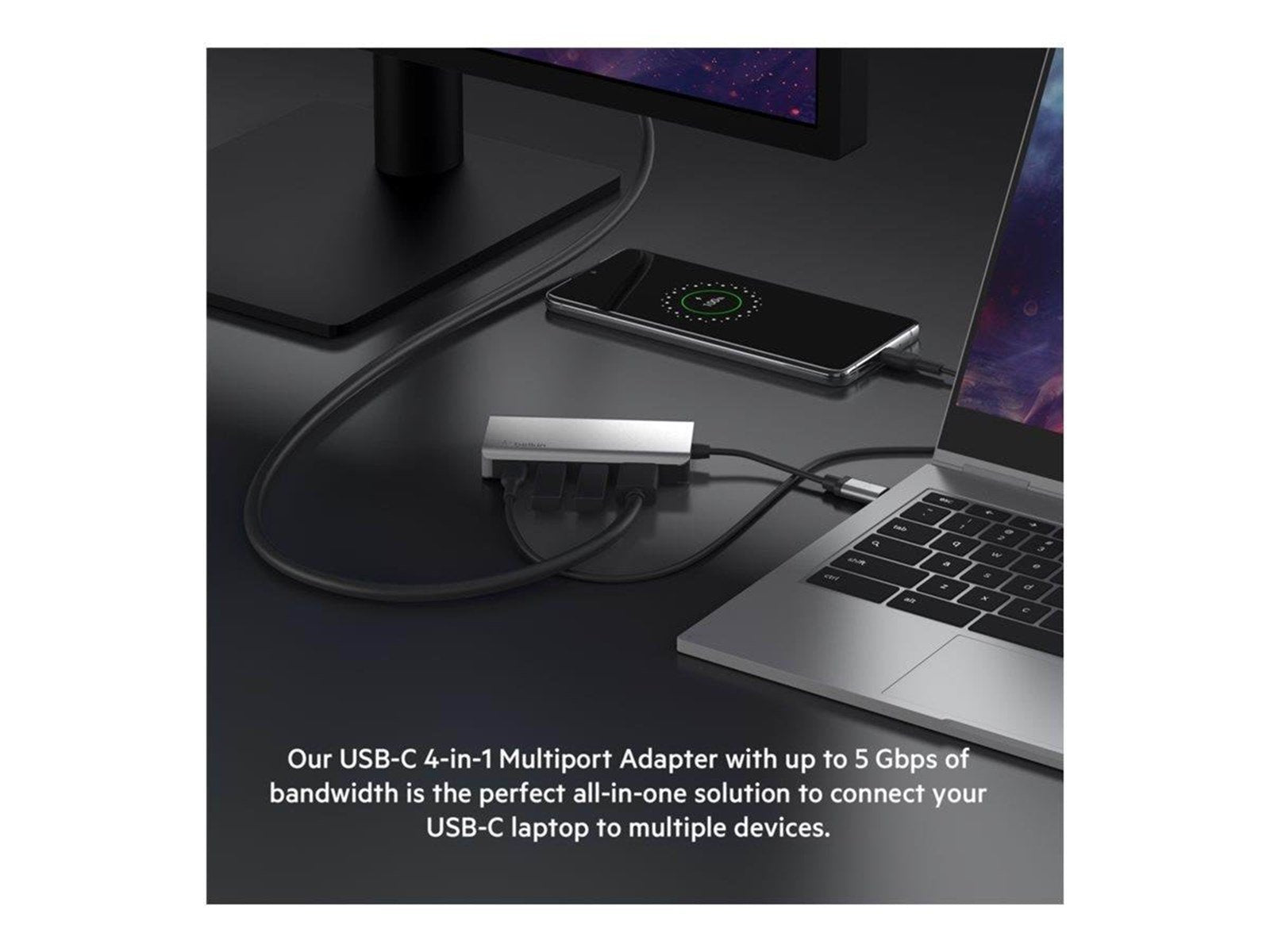 Belkin CONNECT 4-in1 Multiport Adapter