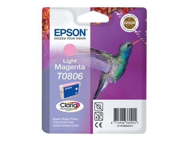 Epson Original T0801 Kolibri Druckerpatrone schwarz Blister 330 Seiten 7ml (C13T08014011)
