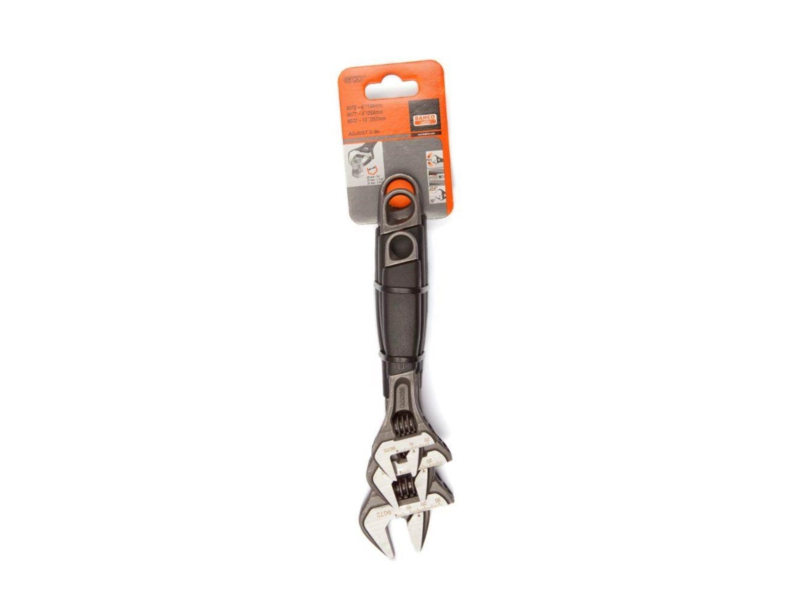 BAHCO set of 3 adjustable wrenches 90 series