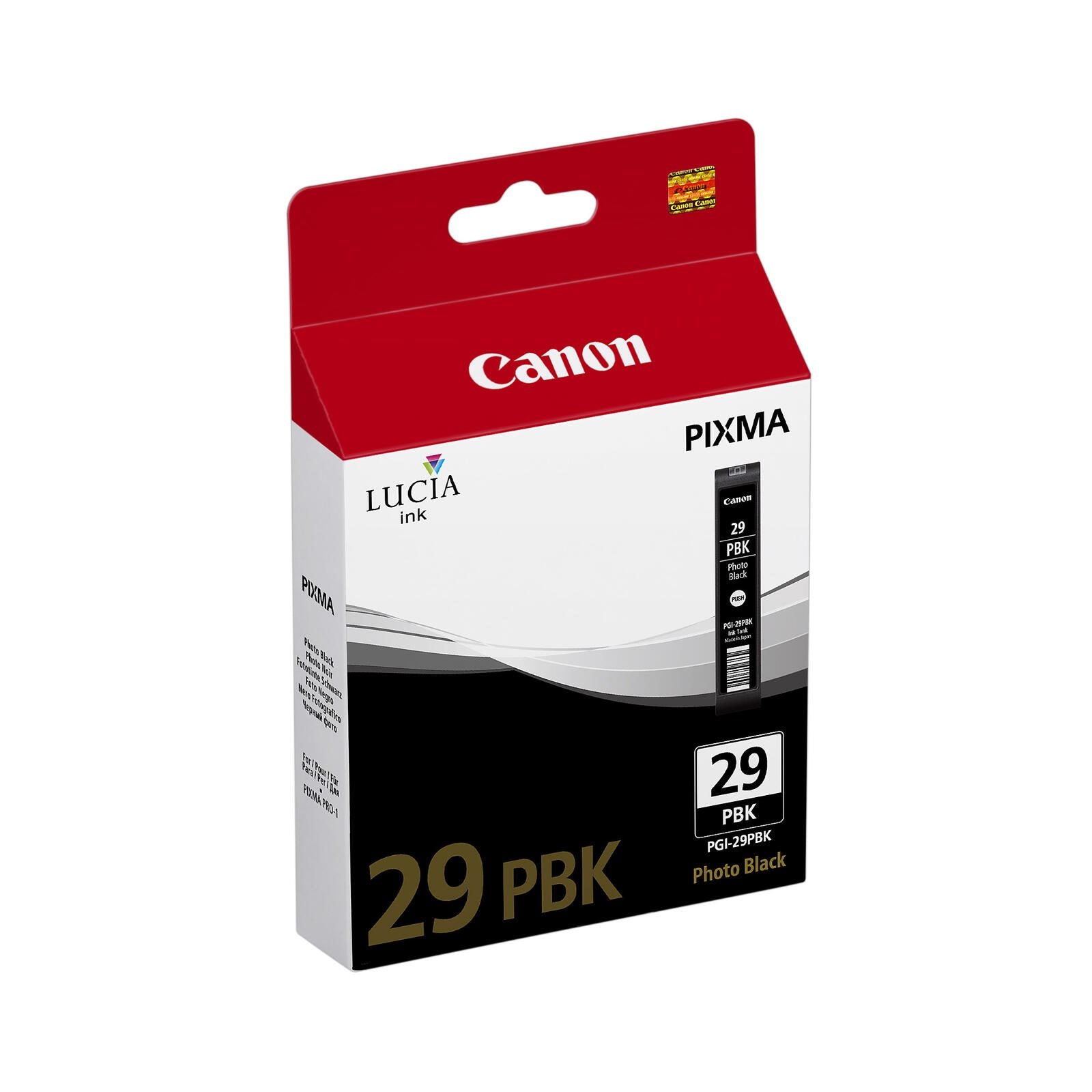 Canon Original PGI-29PBK Druckerpatrone - schwarz 1.255 Seiten