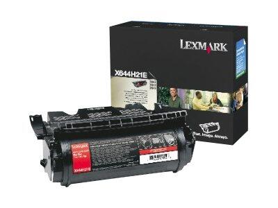 Lexmark Original Toner Standard Variante - T640 schwarz 21000 Seiten (X644H21E)