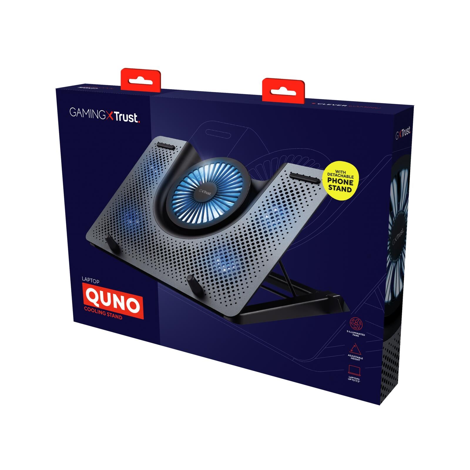 Trust Gaming GXT 1125 Laptop-Kühlständer - Schwarz