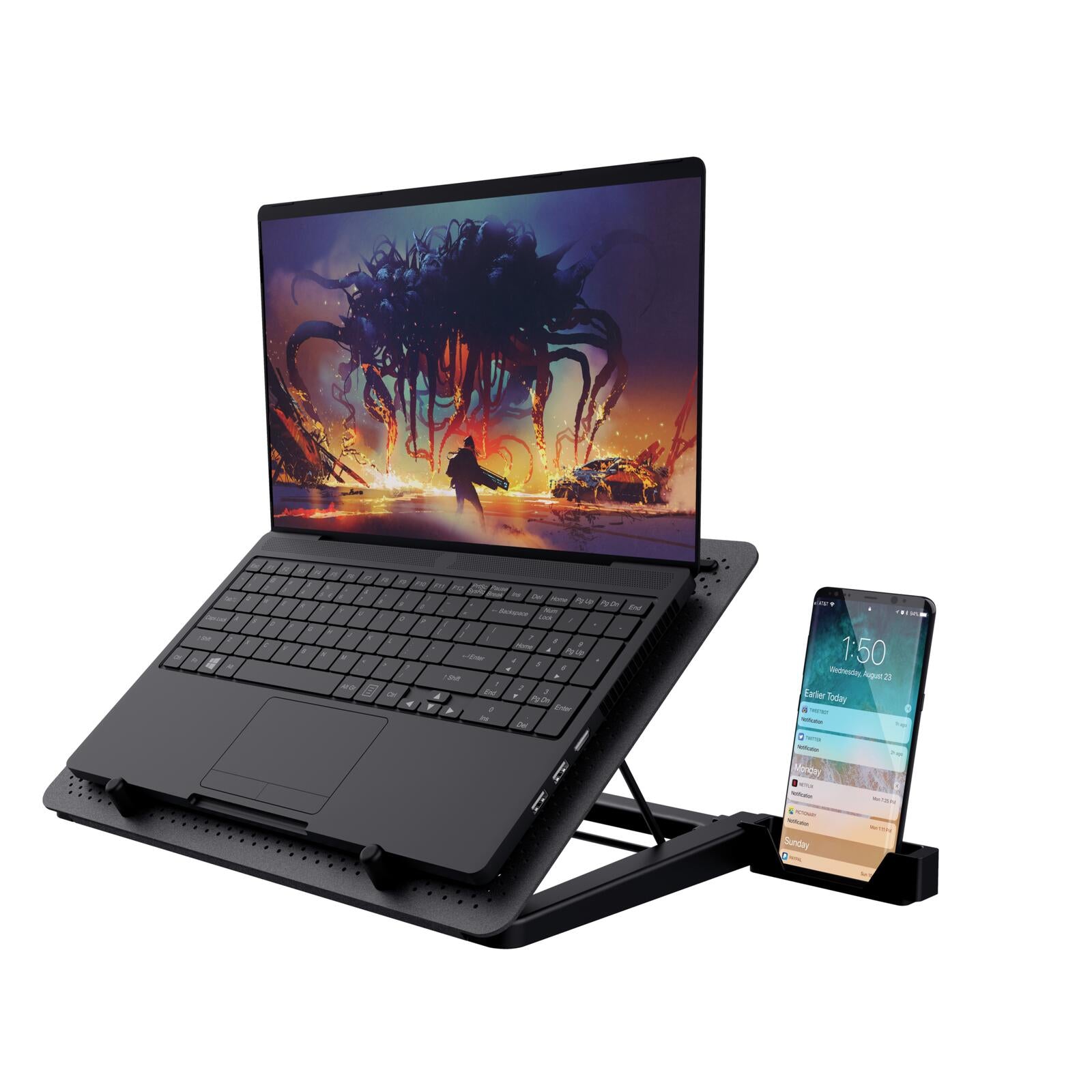 Trust Gaming GXT 1125 Laptop-Kühlständer - Schwarz