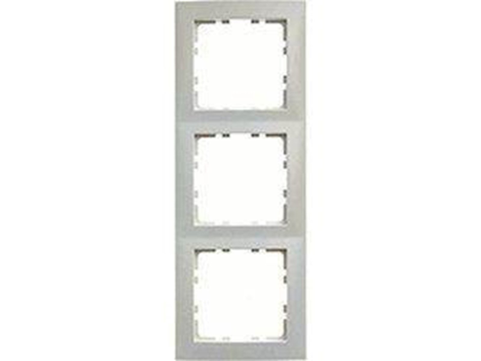 Berker Frame 3gang s1 polar white matt