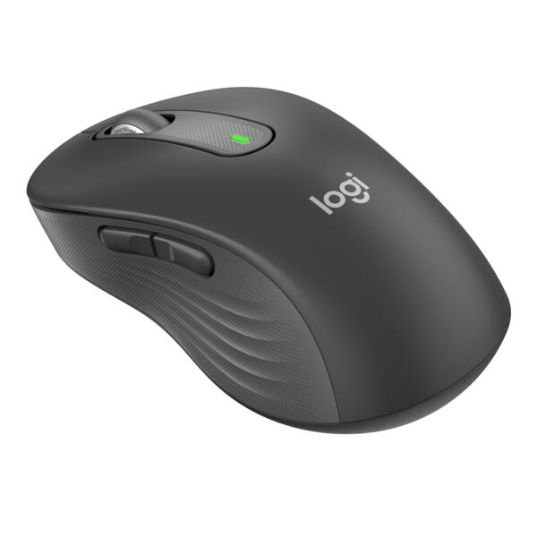 Logitech Signature M650L Large Graphite Wireless Maus für die rechte Hand (for Business)